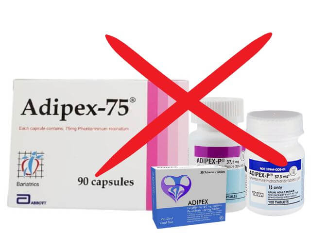 Adipex retard sa predáva pod rôznymi názvami: Adipex-75, Adipex-P